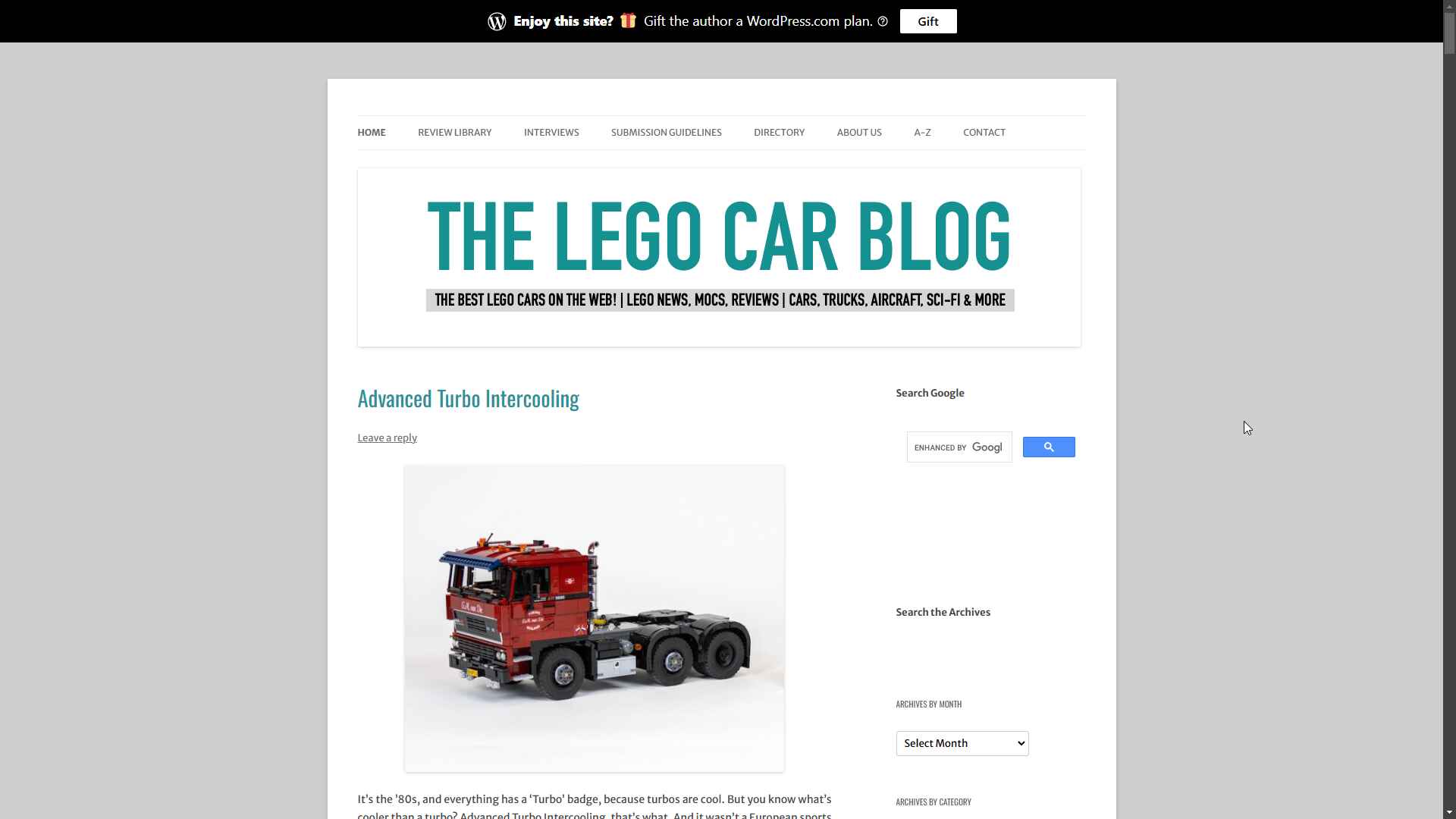 Lego Car Blog