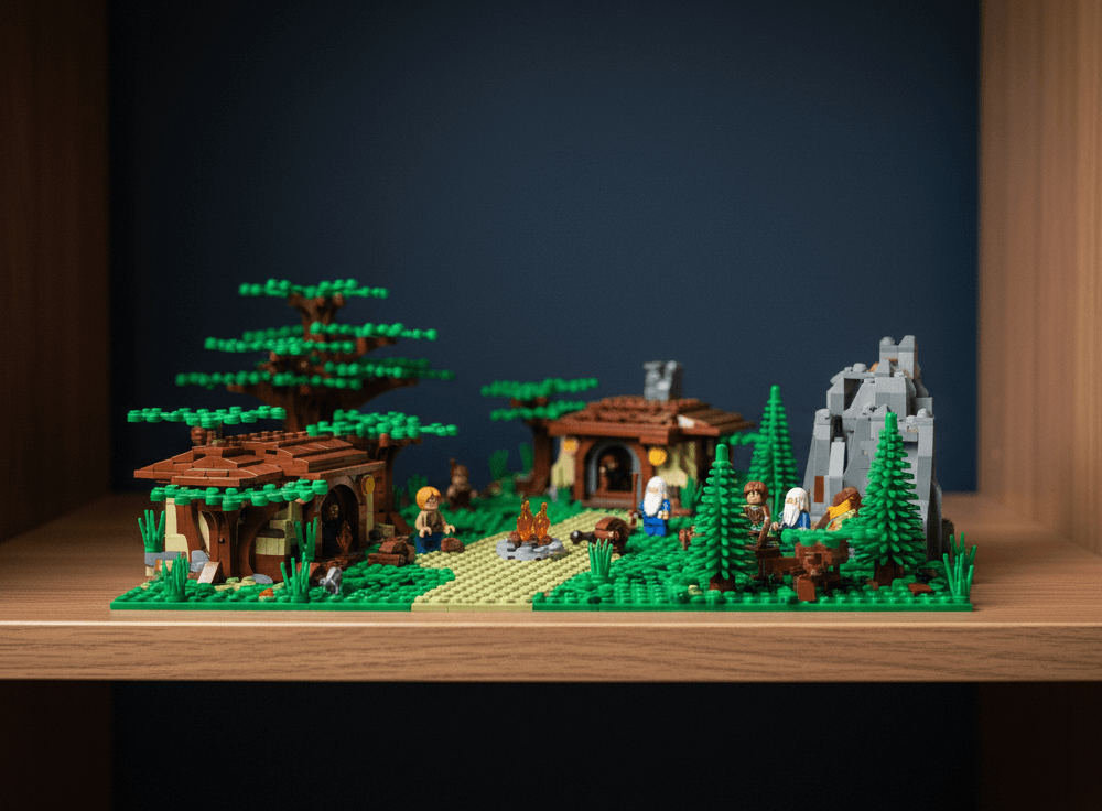 Store your LEGO on a shelf away from direct sunlight