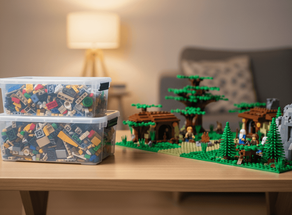 Keep your LEGO is air tight containers when not in use