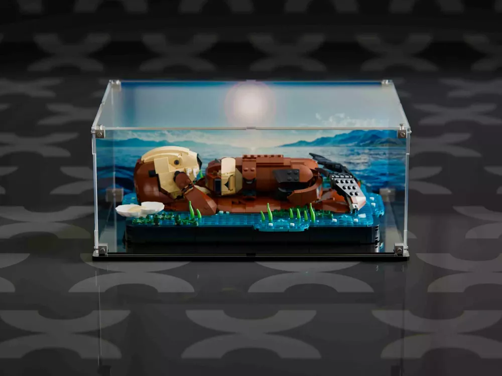 LEGO® Floating Sea Otters (21366) Display Case