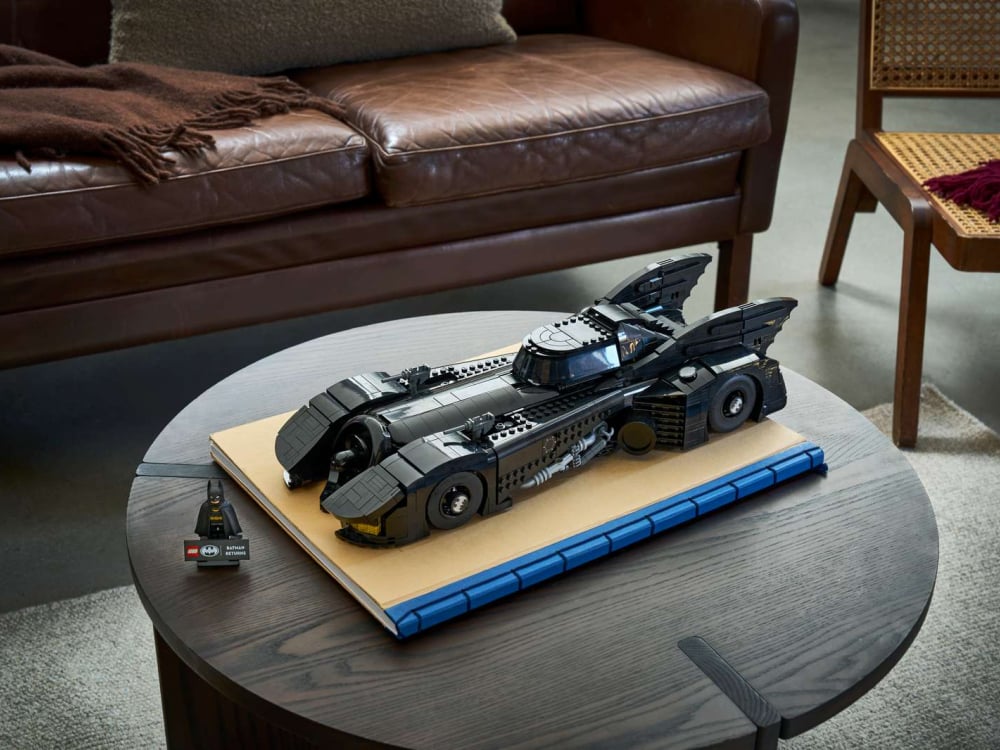 The Batmobile in standard mode