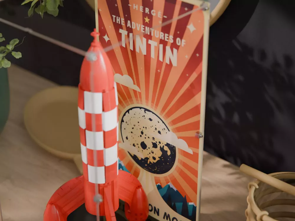 The TinTin rocket is a fun yet fiddly build