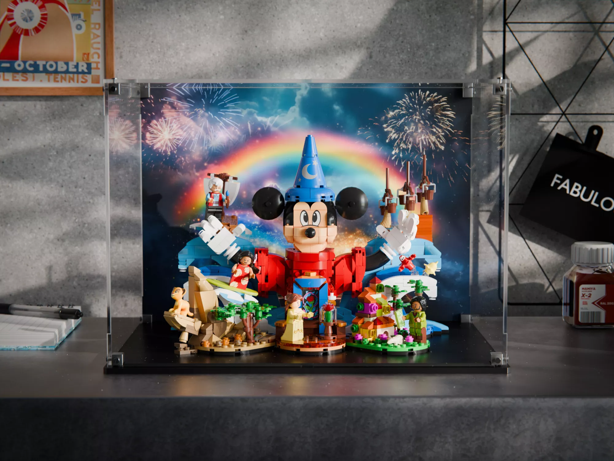 LEGO Disney display cases