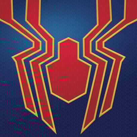 Iron spider-man backdrop for LEGO® Iron Spider-Man Bust (76326) Display Case