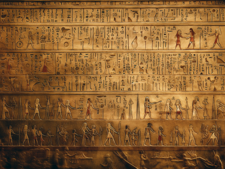 Hieroglyphics backdrop for LEGO® Indiana Jones™ Escape from the Lost Tomb (77013) Display Case