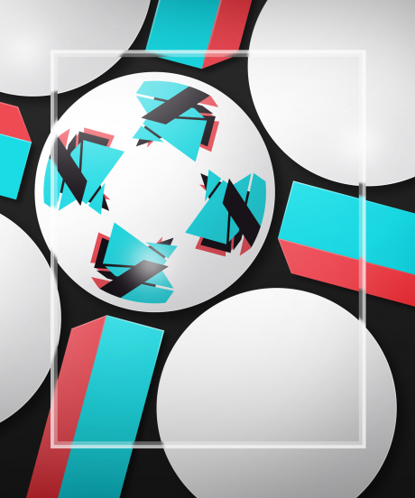 Football backdrop for LEGO® Football (43019) Display Case