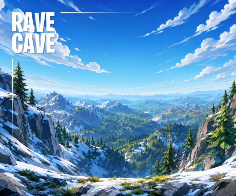 D2 d3 backdrop for LEGO® Rave Cave (77082) Display Case