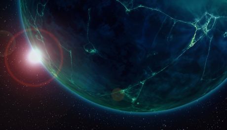 Christophsis backdrop for LEGO® Venator-class Attack Cruiser (75441) Display Case