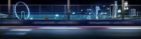 Singapore backdrop for LEGO® McLaren Formula 1™ Race Car (42141) Display Case