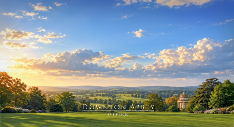 Estate backdrop for LEGO® Downton Abbey (21373) Display Case
