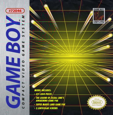 Original box backdrop for LEGO® Game Boy™ (72046) SetScape Display