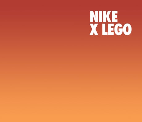 Nike gradient backdrop for LEGO® Nike Air Max 95 (43025) Display Case