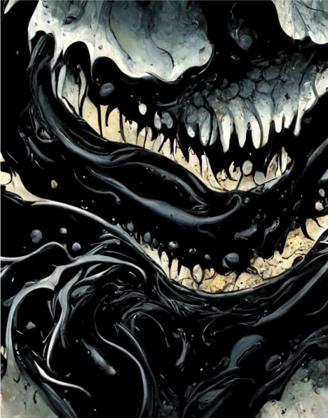 Venom backdrop for LEGO®: Marvel Spider-Man Venom (76187) Display Case