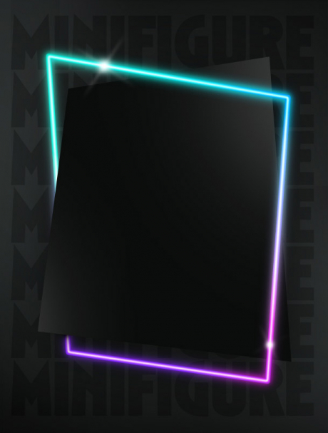 Bf2025 backdrop for LEGO Minifigure Display Case