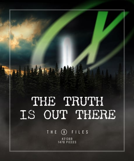 Out there backdrop for LEGO® The X-Files (21369) Display Case