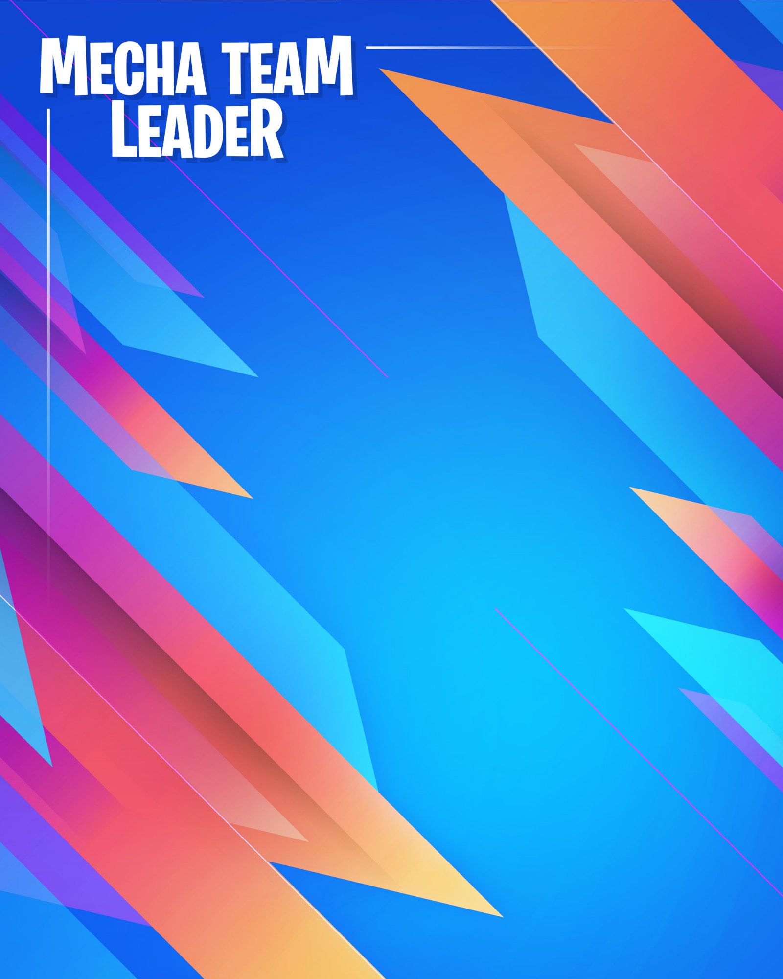 Fortnite backdrop for LEGO® Mecha Team Leader (77078) Display Case