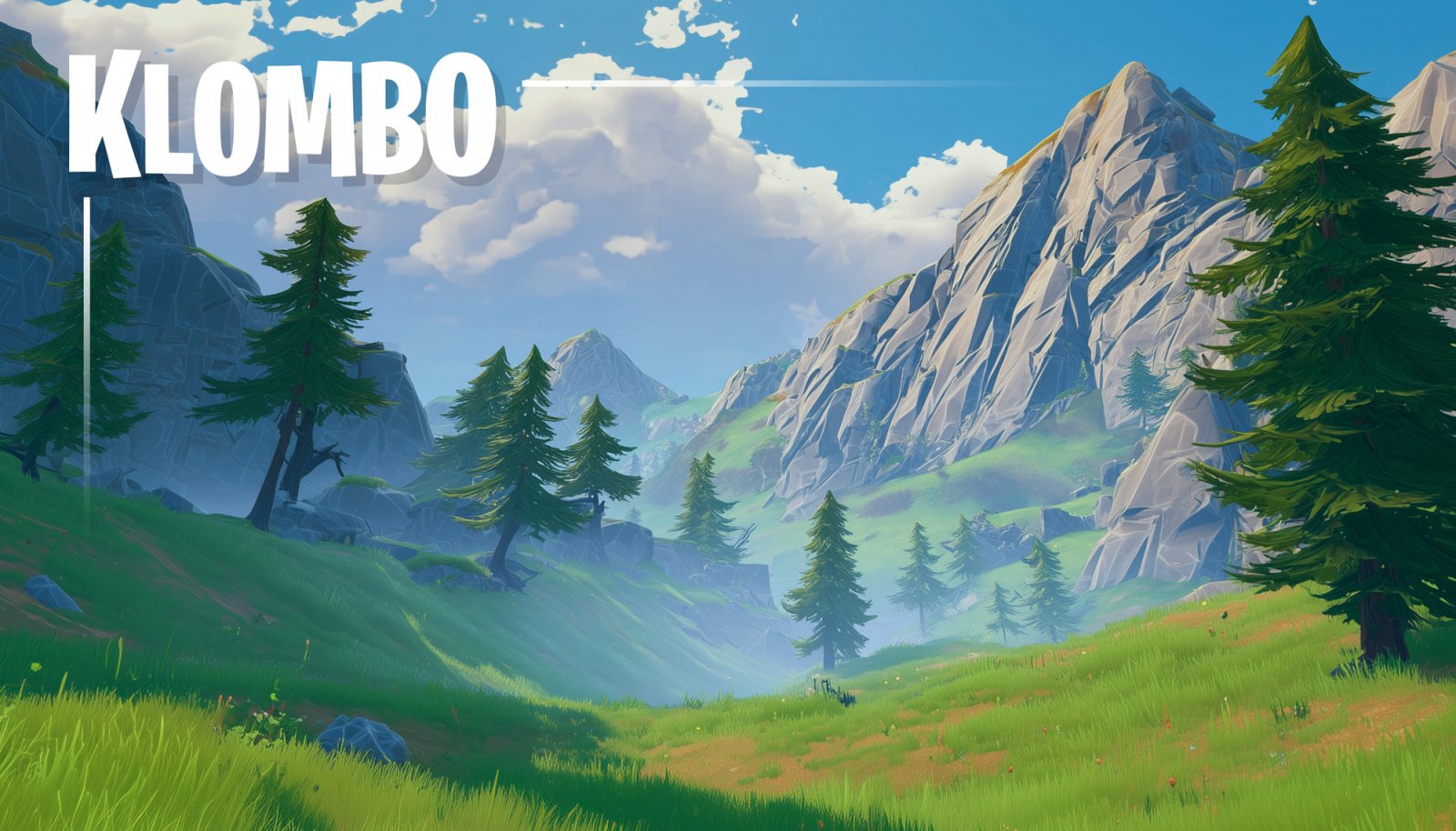 Fortnite backdrop for LEGO® Klombo (77077) Display Case