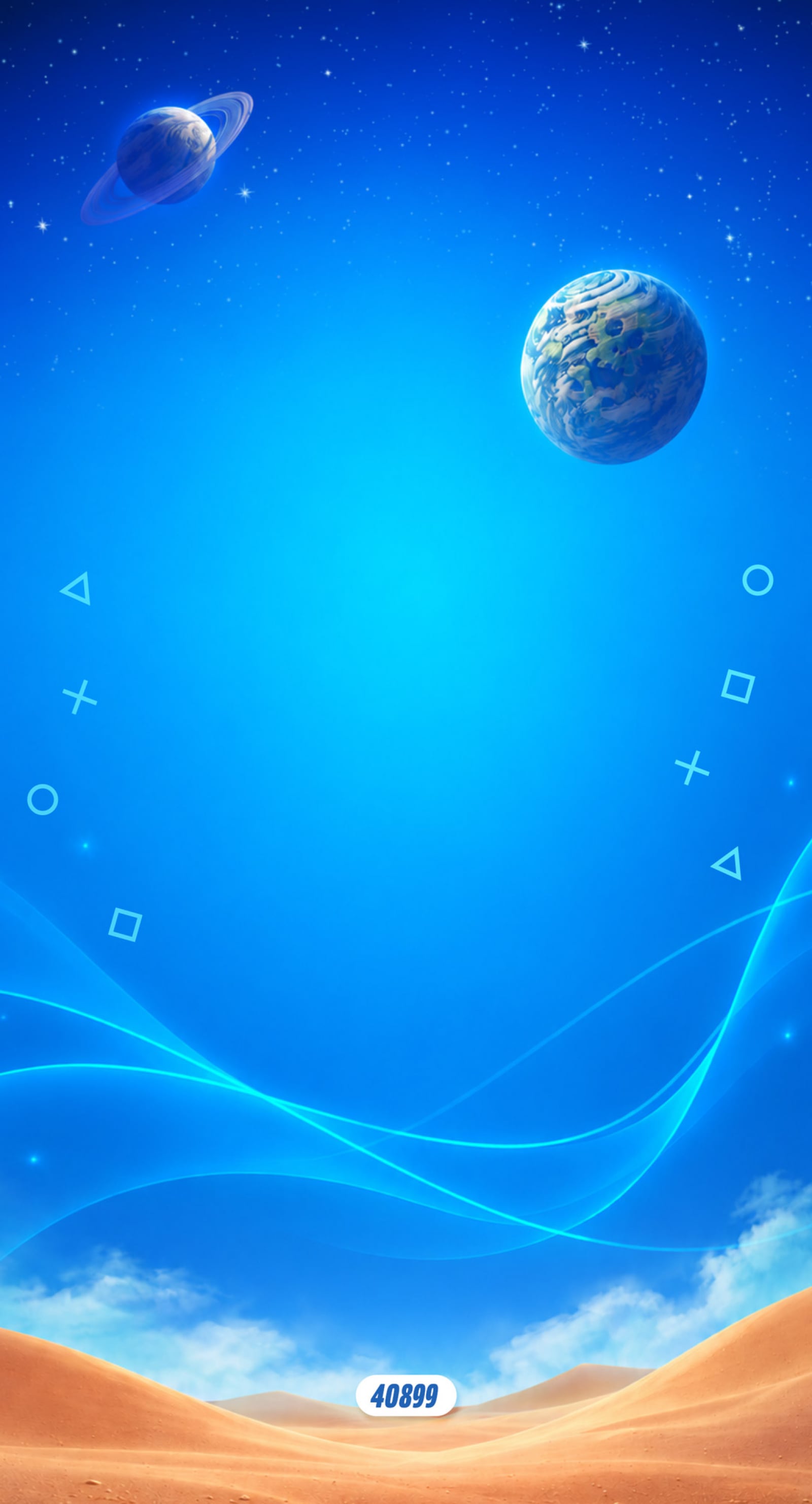 Astro bot backdrop for LEGO® Astro Bot (40899) Display Case