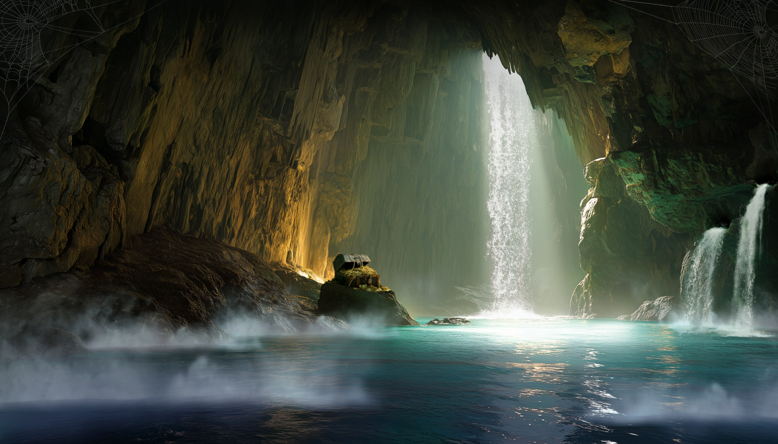 Pirate cave backdrop for LEGO® The Goonies (21363) Display Case