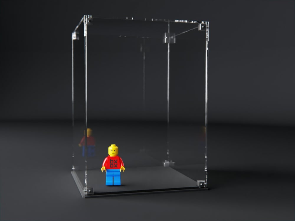 Stranger things lego online display case