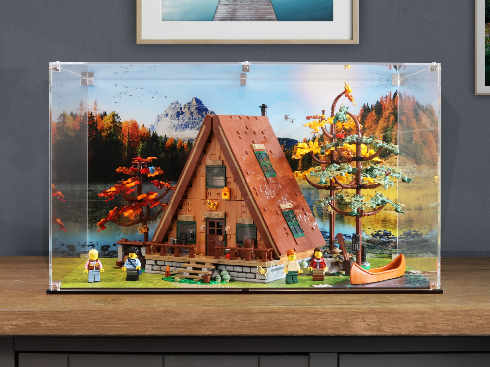 LEGO® Ideas: A-Frame Cabin (21338) Display Case