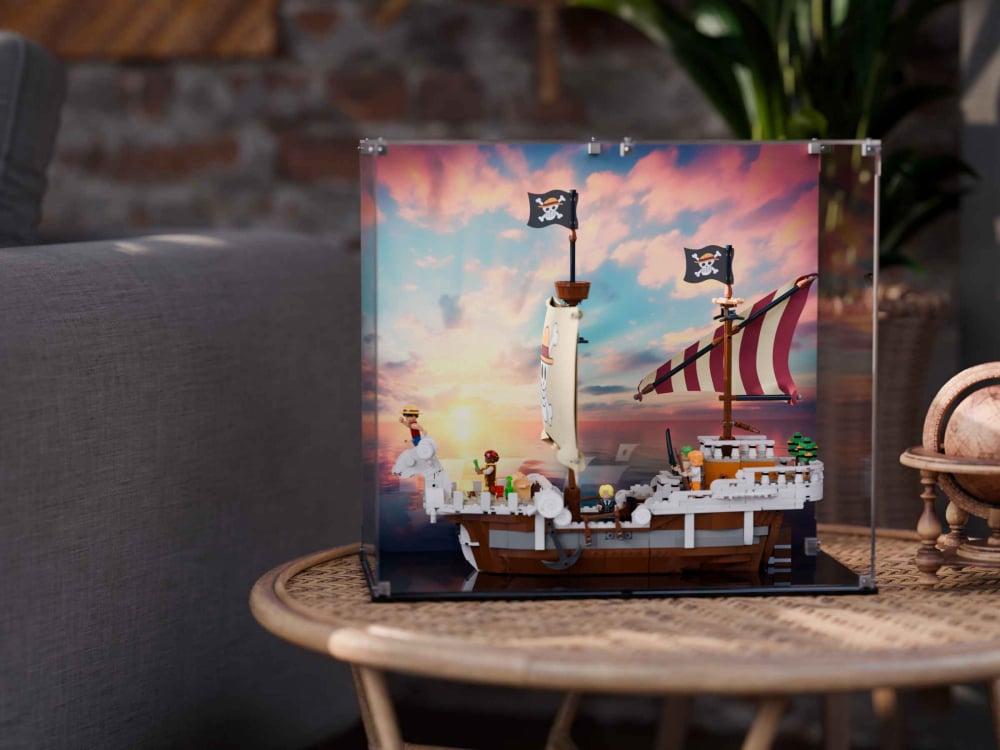 LEGO® The Going Merry Pirate Ship - One Piece (75639) Display Case