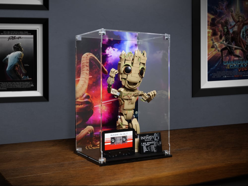 Acrylic Display Case for LEGO I Am Groot