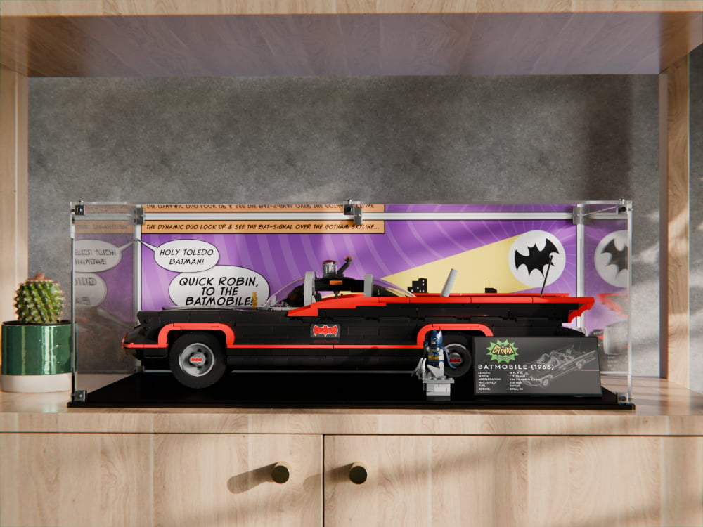 LEGO® Batman™: The Classic TV Series Batmobile™ (76328) Display Case