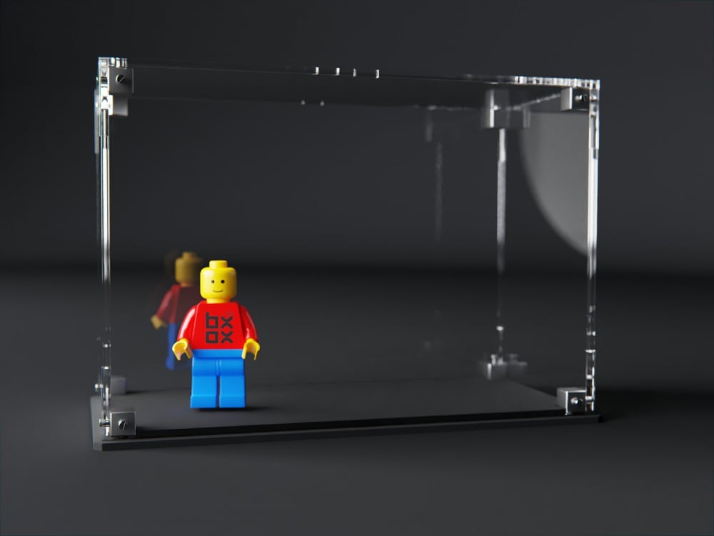 LEGO® Brickheadz Demogorgan & Eleven (40549) Display Case