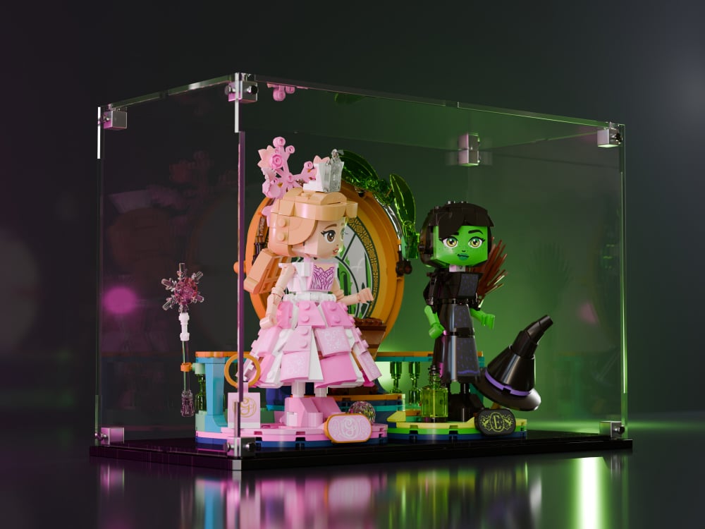 LEGO® Wicked: Elphaba & Glinda Figures (75682) Display Case