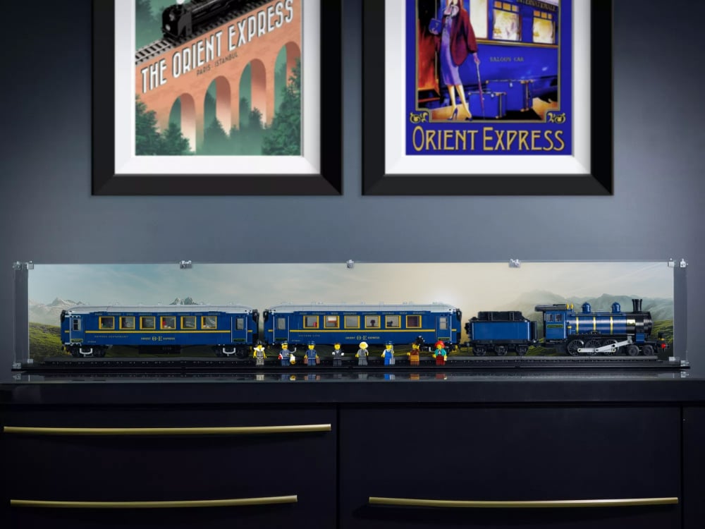 LEGO The Orient Express Train 21344 Display Case