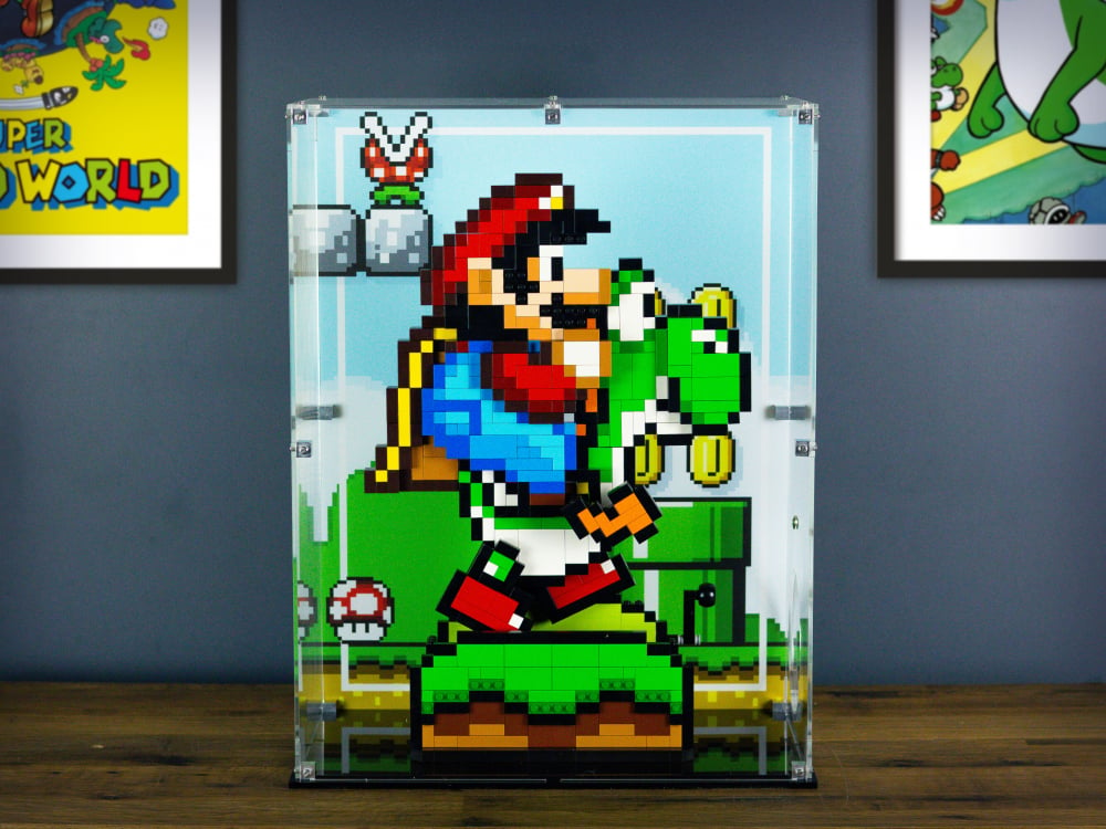 LEGO Super Mario World Mario Yoshi 71438 Display Case