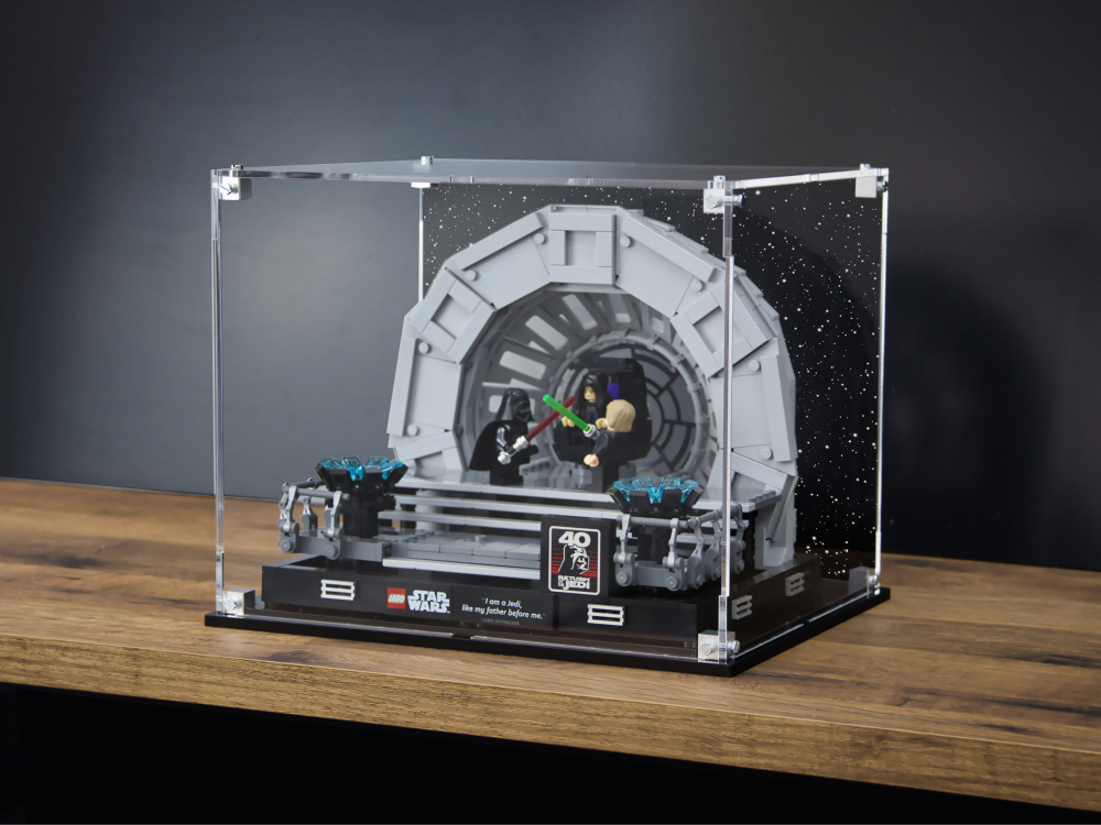 Acrylic Display Case for LEGO Trench Run Diorama