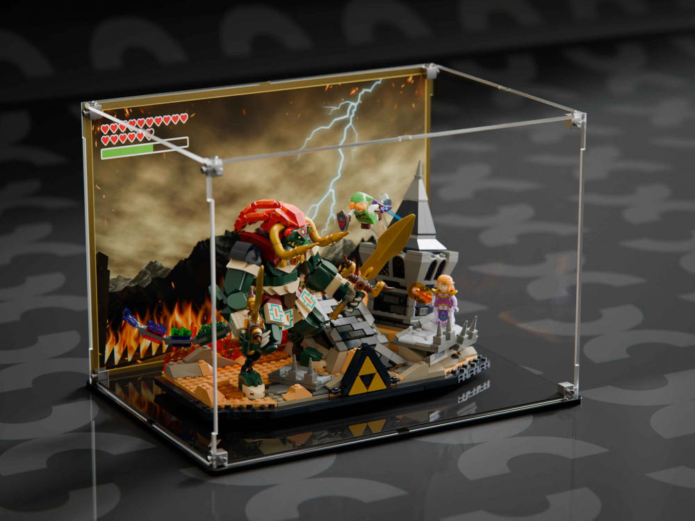 LEGO® Ocarina of Time - The Final Battle (77093) Display Case