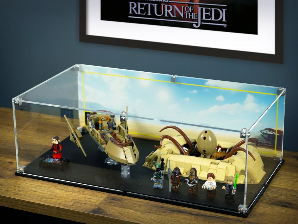 DKPLOE コレクションケース Display Case for LEGO® 75396 Star Wars Desert Skiff & Sarlacc Pit