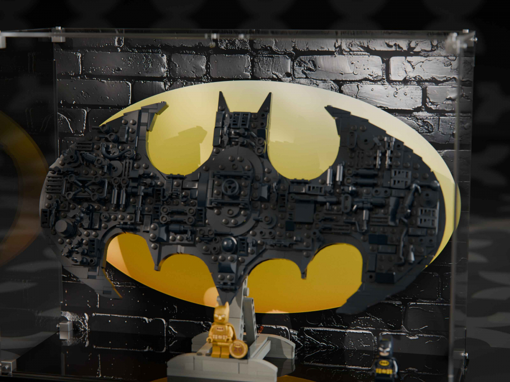 Batman Sign Display LEGO® Batman™ Logo (76330) Display Case