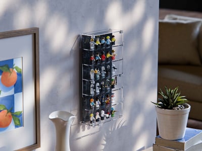 Wall Mounted LEGO Minifigure Display Case – 30 Figures