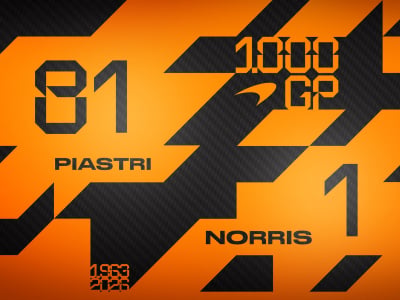 LEGO® McLaren F1 Norris & Piastri Helmets (43017 & 43023) Display Case