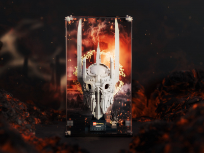 LEGO® The Lord of the Rings: Sauron's Helmet (11373) Display Case