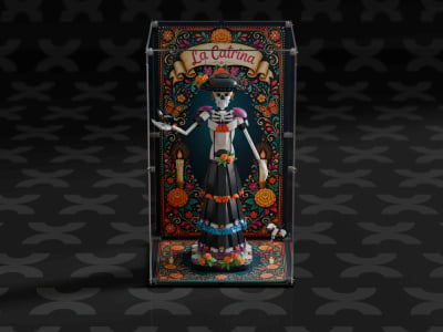 LEGO® La Catrina (21372) Display Case