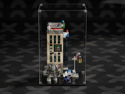LEGO® Spider-Man vs. Mysterio: The Daily Bugle (76342) Display Case