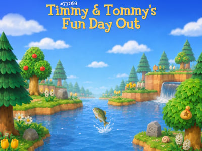 LEGO® Timmy & Tommy's Fun Day Out (77059) Display Case