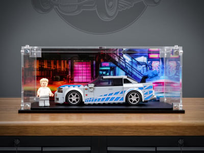 LEGO® 2 Fast 2 Furious Nissan Skyline GT-R (R34) (76917) Display Case