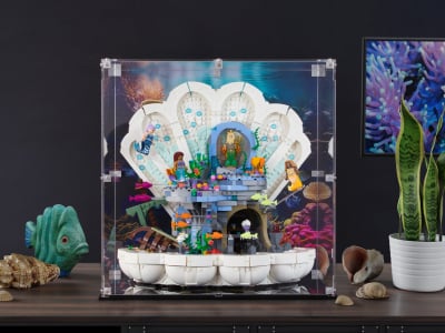 LEGO® Disney The Little Mermaid Royal Clam Shell (43225) Display Case