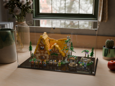 LEGO® Snow White and the Seven Dwarfs' Cottage (43242) Display Case