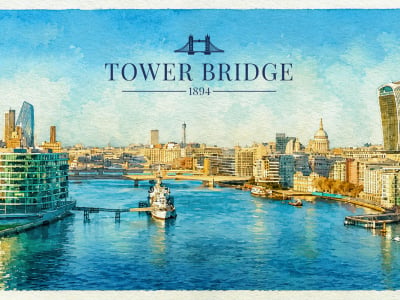 LEGO® Tower Bridge (21067) Display Case
