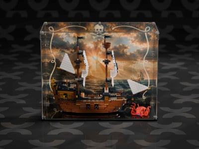 LEGO® Iconic Pirate Ship (31387) Display Case