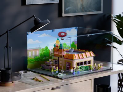 LEGO® The Simpsons™: Krusty Burger (10352) Display Case