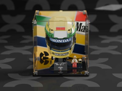 LEGO® Ayrton Senna Helmet (43024) Display Case