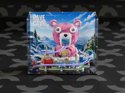 LEGO® Rave Cave (77082) Display Case